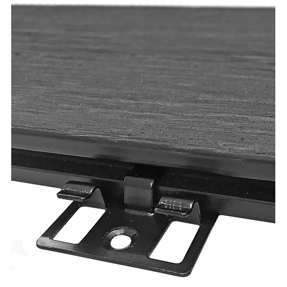 DeckPlus Stainless Steel Black Clip (50pcs)