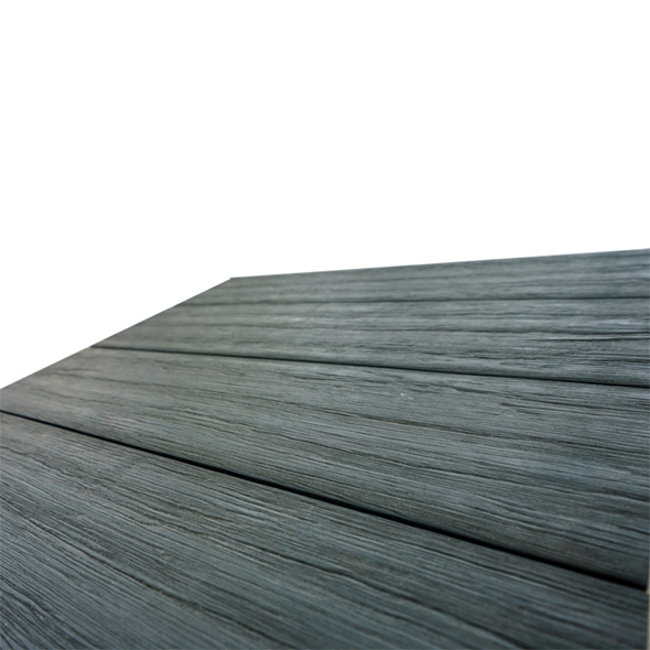 Charcoal composite decking